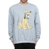 Disney Mens Pluto Sitting Sweatshirt