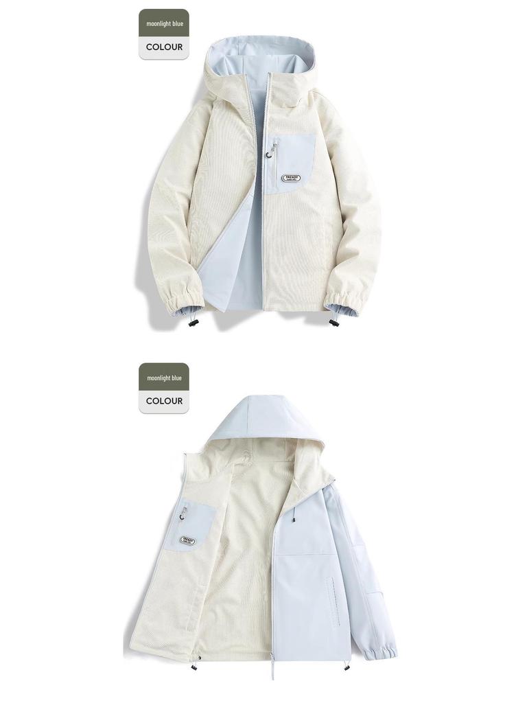 Woodpecker Women's Petite Windbreaker: 2025 Double-Sided, Windproof, Waterproof Spring Mountaineering Jacket