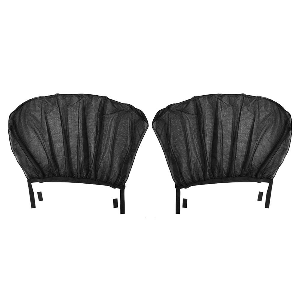 Универсальный солнцезащитный козырек для бокового окна автомобиля, передняя + задняя сетка, противомоскитный солнцезащитный козырек, двойной анти-УФ-автомобиль