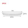 5Pcs Clear Plant Plates PET Plants Saucer New Flower Pot Tray  Indoor