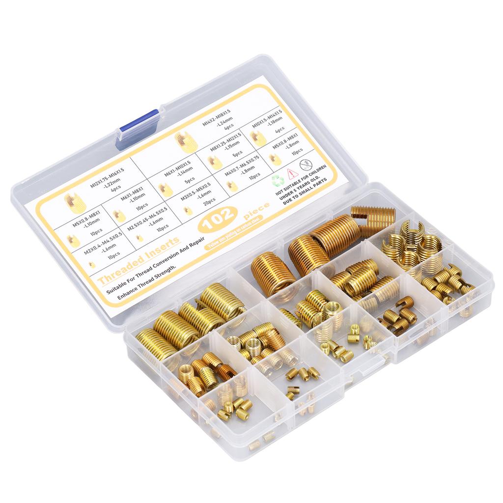 102 шт. Саморезы с резьбой М2?Инструмент для быстрого ремонта арматуры из высокоуглеродистой стали M14