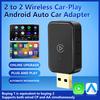 Мини-USB-донгл BT WiFi 5.8G Plug and Play беспроводной CarPlay Android Auto адаптер Smart Link для проводных Carplay Android Auto автомобилей