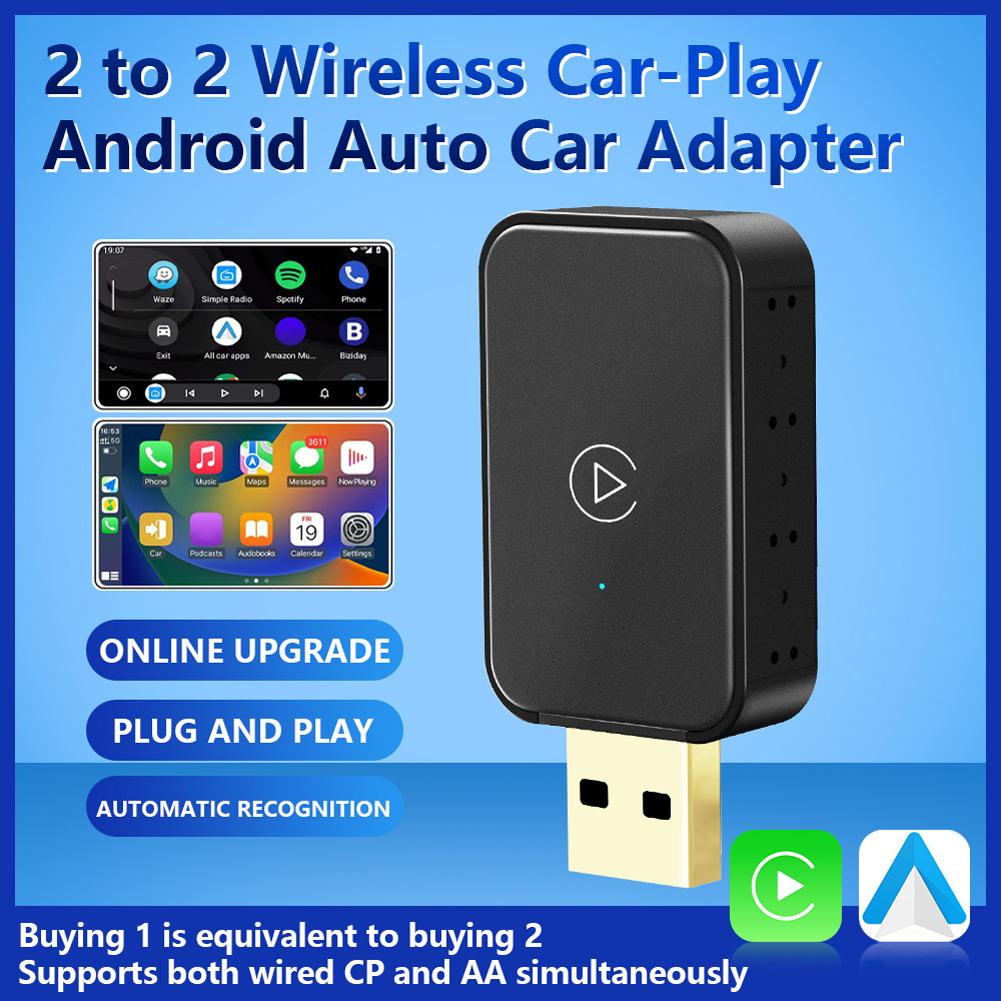 Мини-USB-донгл BT WiFi 5.8G Plug and Play беспроводной CarPlay Android Auto адаптер Smart Link для проводных Carplay Android Auto автомобилей