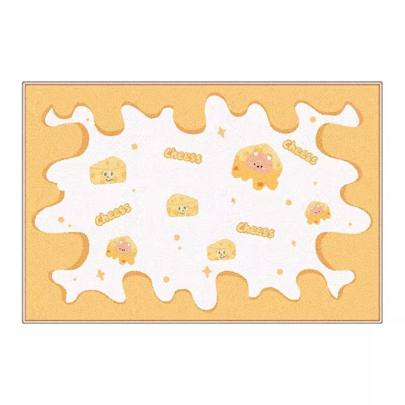 Ковер для гостиной в стиле INS, милый коврик для дивана и журнального столика, плюшевый прикроватный коврик для спальни, утолщенный ковер для дома