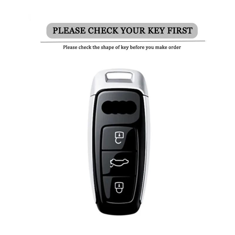 Чехол для автомобильного дистанционного ключа, чехол-брелок для A3 A4 B9 A6 A7 4K A8 E-tron Q5 Q8 C8 D5 SQ8, защитная сумка для ключей, аксессуары