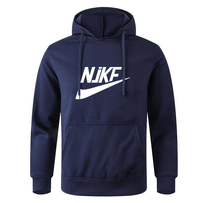 New men's and women's autumn and winter fleece hoodie jacket NjKF mother print foreign trade leisure sports hoodie trendy men's