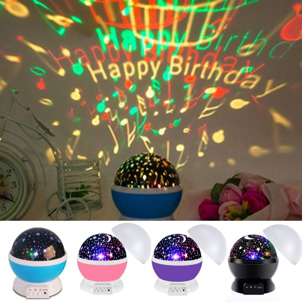 Colorful Star Projector Light Rotating Atmosphere Lamp Portable Galaxy LED Projector  Home Decor