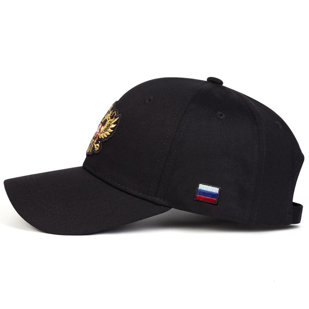 Двуглавый орел Национальный символ Бейсболка Мужские уличные повседневные кепки Регулируемая хлопковая дорожная кепка Кепки от солнца