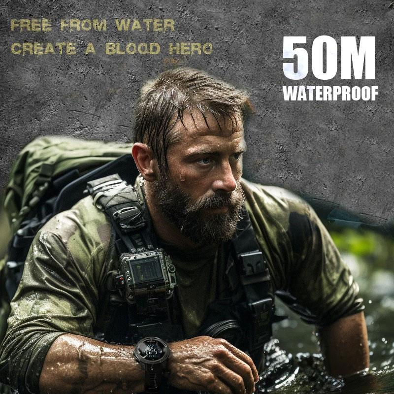 NORTH EDGE Мужские цифровые часы из углеродного волокна, корпус для мужчин, спортивные, беговые, плавающие, WR50M, часы с высотомером, барометром, компасом