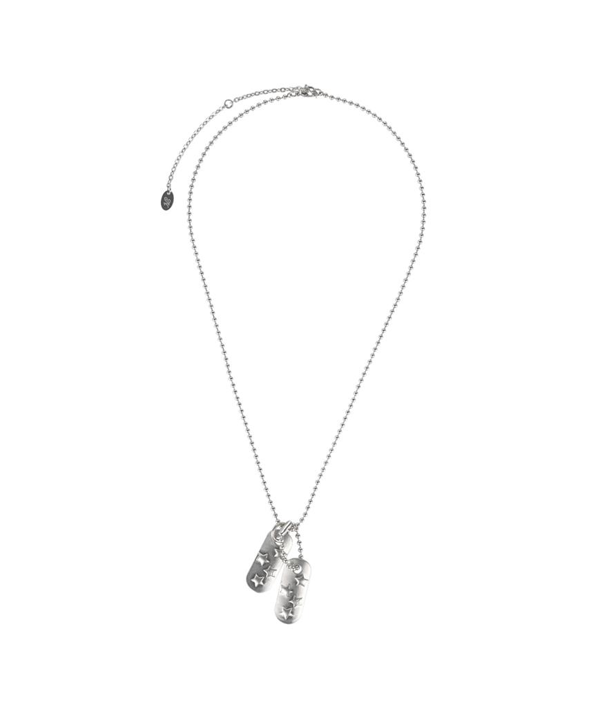 Серебряное ожерелье Nff Star Tag