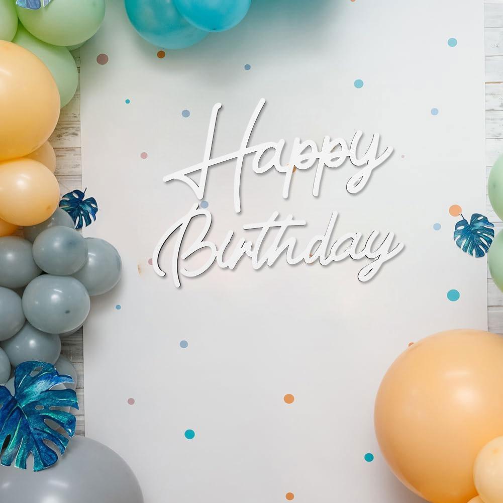 С Днем Рождения Деревянный Знак Для Фона Вырезанные Буквы Табличка С Днем Рождения Буквы Знак Украшения Фона Вечеринки R3i3