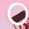 LED Light Ring with USB Charging Phone Lens Selfie Light Mini Circular Fill Light Clip For iPhone Samsung Xiaomi Poco