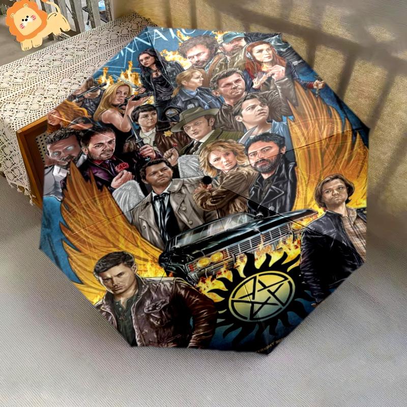 Supernatural Forces Unleashed Folding umbrella travel durable Gift light Sun umbrella