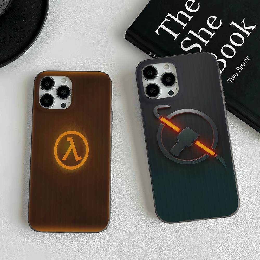 Чехол для телефона Half Life Для iPhone 17 16 15 11 12 13 14 Pro Max Мягкий гофрированный силиконовый чехол