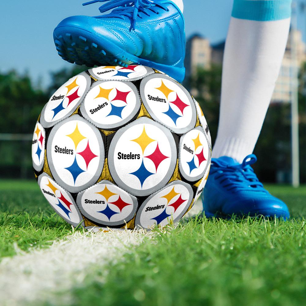 Pittsburgh Football Size 5 Soccer Balls, High-Quality, Anti-Slip, Protective Football, a Unique Gift Suitable for Birthdays, Christmas