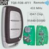 DR TQ8-FOB-4F11 95440-D3000 Чип ID47 433 МГц Бесключевой Автомобильный Пульт Дистанционного Управления Для Hyundai Tucson 2014 2015 2016 2017 2018