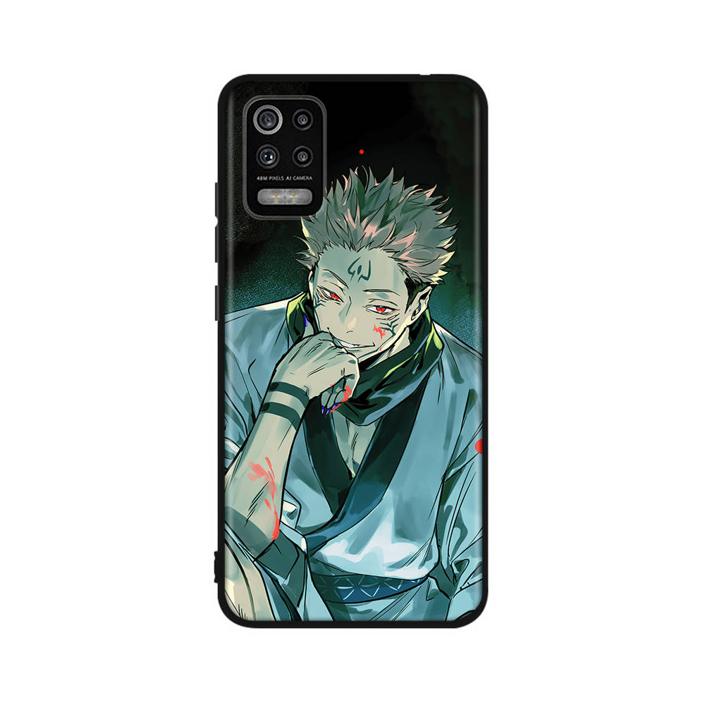 DT17Jujutsu Kaisen Case for OPPO Reno 8 6 5 4 Pro Find X3 A17 A31 A38 A40 A53 A54 A55 A74 A76 A78 A77 A80 A94 A95 A96 Lite Black Soft Cover