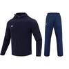 Solid Color Zip Hooded Jacket And Long Pants Casual Sports Set Men Sets 23600303-409+21500737-408