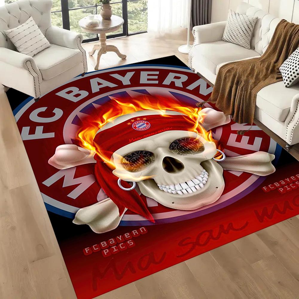 Bayern Munich Carpet Suitable for Foyer Living Rooms Playrooms Dormitory Antislip Carpet Decorate Offices Perfect Birthday/Christmas Gift Idea