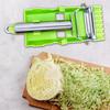 2 шт., овощечистка из нержавеющей стали, легкая чистка, универсальная нарезка, измельчитель, терки, экономящий время кухонный гаджет для фруктов, овощей, моркови, картофеля
