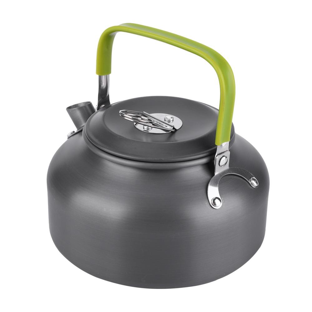 Compact Camping Kettle Aluminum Alloy Outdoor Teapot Durable Coffee Pot  Picnic Outings