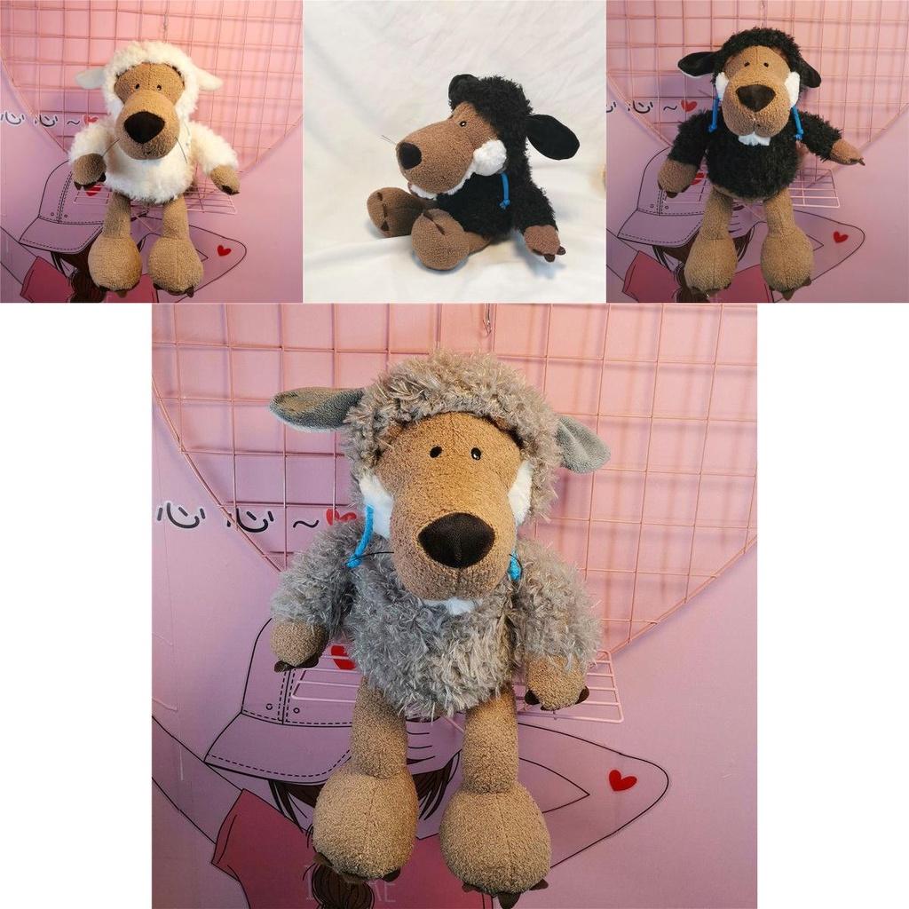 Очаровательные Германия Супер Милые Плюшевые Игрушки Волки с Шапкой для Уютного Домашнего Декора Подарки