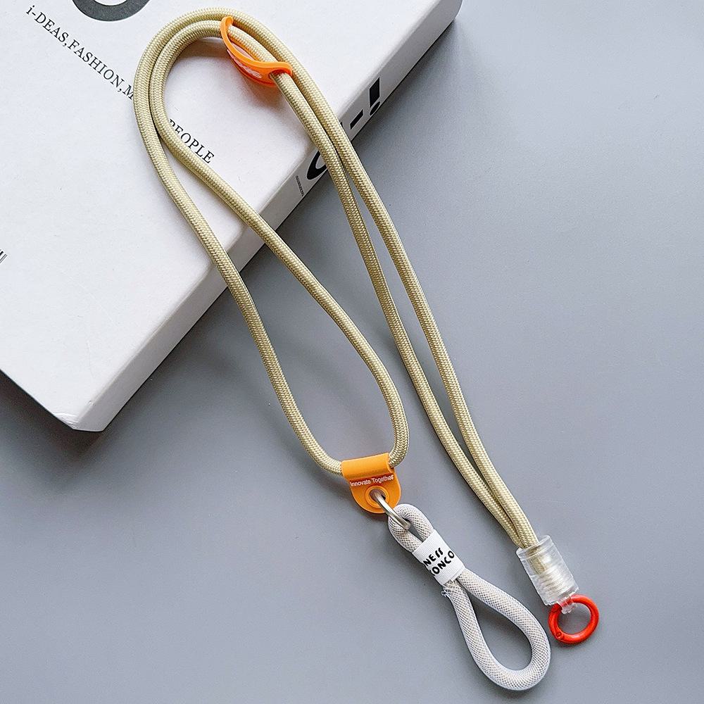 Nylon Braided Double Rope Buckle Couple Phone Keychain Mountaineering Water Cup Lanyard