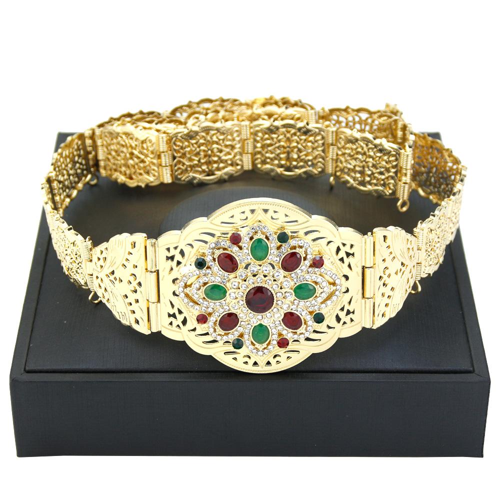 Простой пояс золотого цвета, регулируемая длина, свадебные украшения, поясная цепочка, шикарный пояс с кристаллами