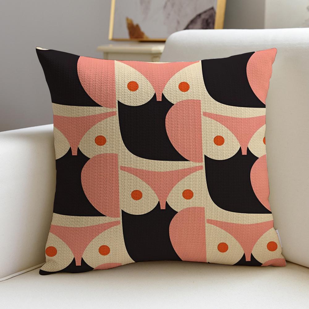 Artistic Art Orla KielyS Cushion Cover Breathable and skinfriendly linen pillowcase square removable and washable cushion