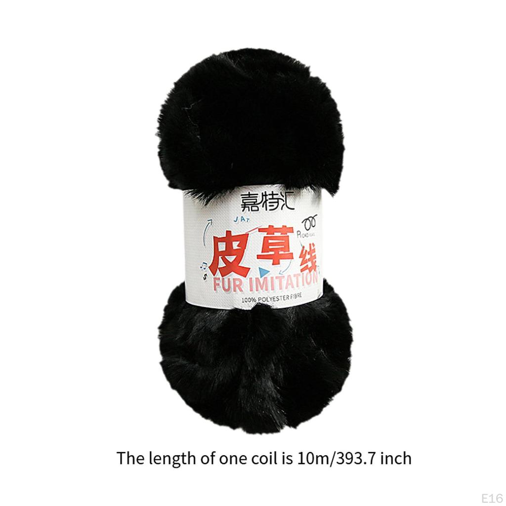 Толстая пряжа искусственный мех креативные аксессуары утолщенный 10 м длинный супер мягкий вязальный канат