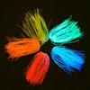88 Strands Lure Silicone Skirts Glowing Silicone Jig Skirts DIY Spinnerbaits