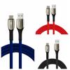Aluminum Zinc Zinc Alloy Aluminum Zinc Zinc Alloy USB Type C Cable LED USB TYPE-C Data Line  Quick Charge