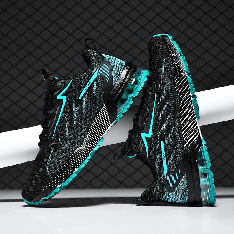 Мужские кроссовки Спортивные кроссовки с воздушной подушкой Дышащая амортизирующая сетка Удобные повседневные кроссовки
