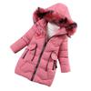 Зимняя куртка для девочек, детское утепленное пальто, детская одежда с хлопковой подкладкой, зимняя куртка для девочек