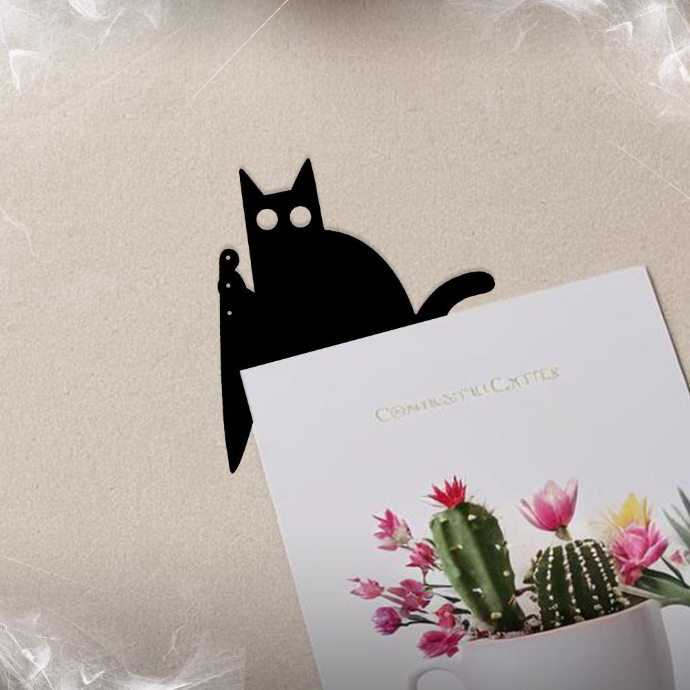 Металлические вырубные формы Хэллоуин Ведьма Летучая мышь Кошка Призрак Тыква Украшение Креативный Топпер для двери Вывеска Декор для стены в помещении и на улице