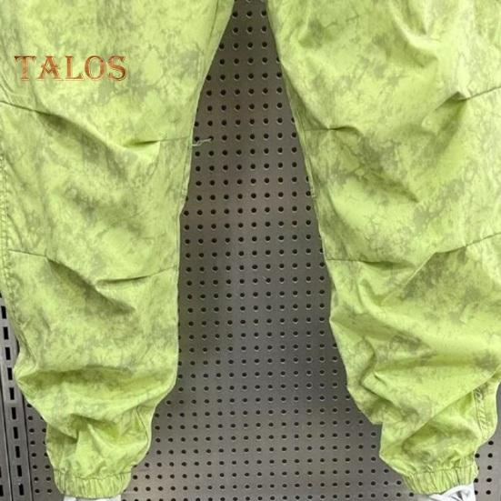 Мужские брюки-карго с завязками на талии, мешковатые брюки-джоггеры свободного кроя, шаровары с принтом и большими карманами для спорта и улицы