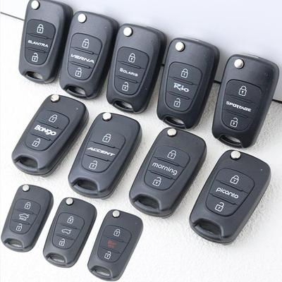 Чехол-брелок для ключа автомобиля Корпус для Hyundai Porter Verna Bongo Solaris Accent Kia Sportage Rio Morning Picanto K2 K5 I20 Ceed Elantra