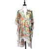 European and American new simulated silk scarf plantain printed silk scarf fashion shawl women's beach clothing batch
