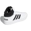 Adidas Hoops 3.0 Mid White Black Мужские кроссовки Core-Black Cloud-White GW3019