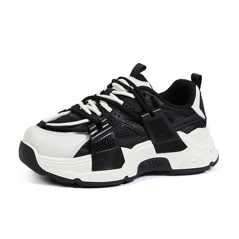 Весенняя женская обувь для папы, новая дышащая женская обувь на толстой подошве, универсальная студенческая повседневная спортивная обувь, модная обувь