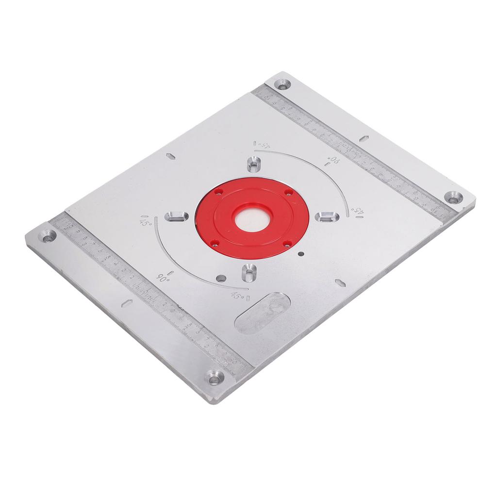 Вставная пластина для фрезерного стола из алюминиевого сплава, многофункциональная пластина для деревообрабатывающего верстака для фрезерования