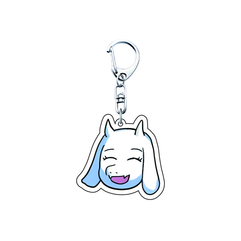 Игра Undertale Пиксельный брелок 6см Акриловый Санс Флоуи Папирус Азриэль подвеска машина брелок сумка аксессуары аниме подарок