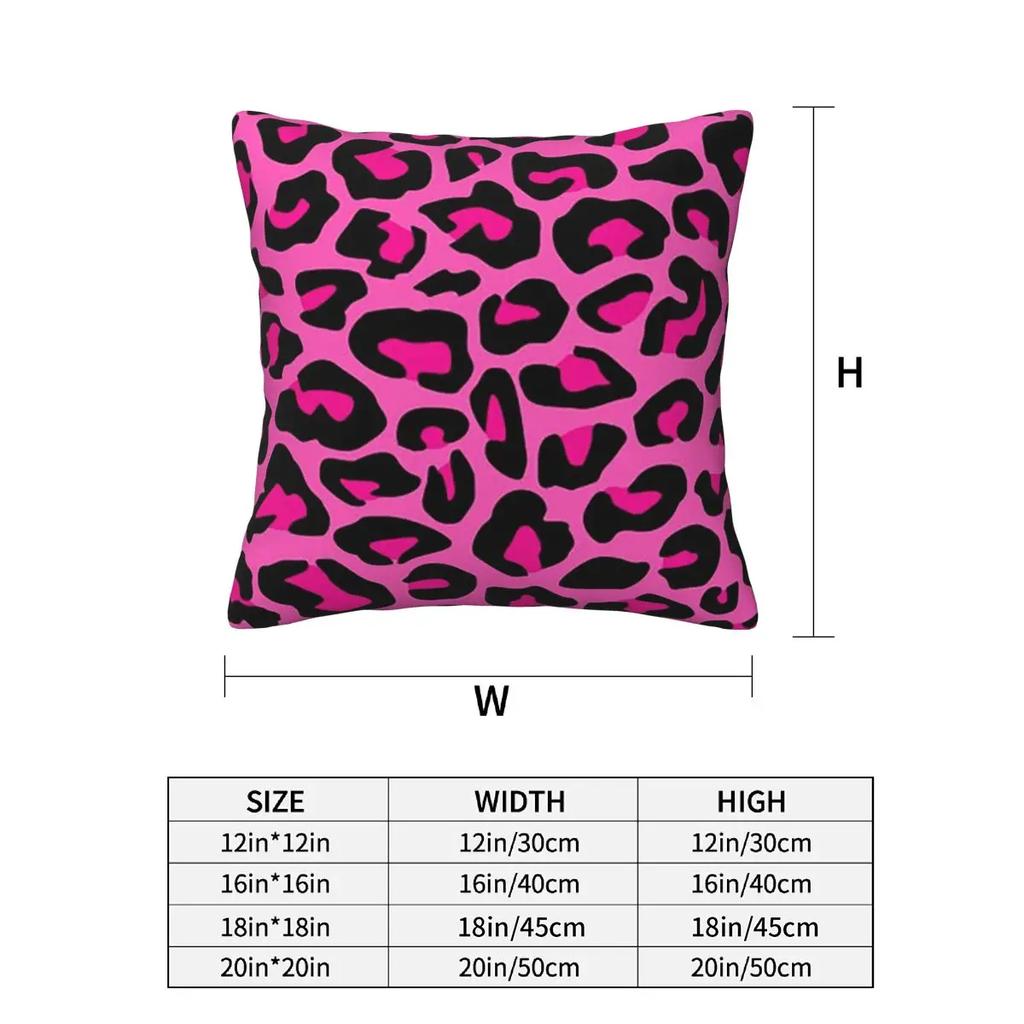 Leopard Cheetah Seamless Pattern Animal Skin Print Spots 2 Pcs Square Pillowcase Pillow Cover Cushion Throw Pillow For Home