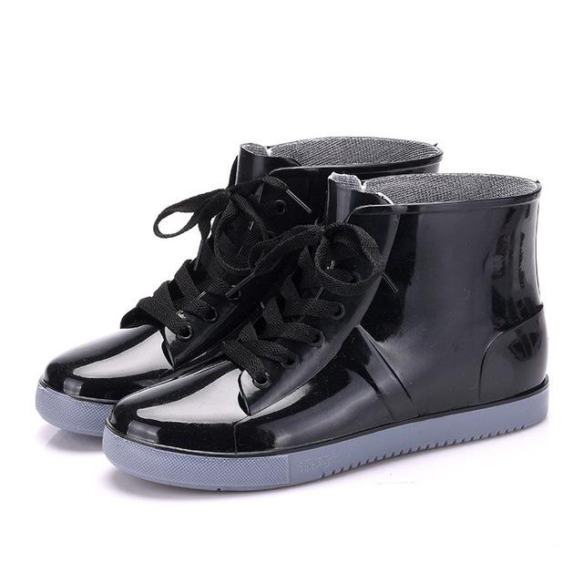 Dwayne Новые прозрачные резиновые сапоги из ПВХ для женщин, водонепроницаемые сапоги, модные галоши, обувь для рыбалки, яркие резиновые сапоги