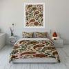 Paisley and floral motifs. Bedding sets Duvet cover sets Duvet covers Pillowcases(1 * Duvet Cover 2 * Pillowcases without duvet insert)