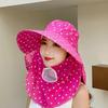 Face And Neck Sunhat Wide Brim UV Protection Hat Casual Summer Sunscreen  Outdoor