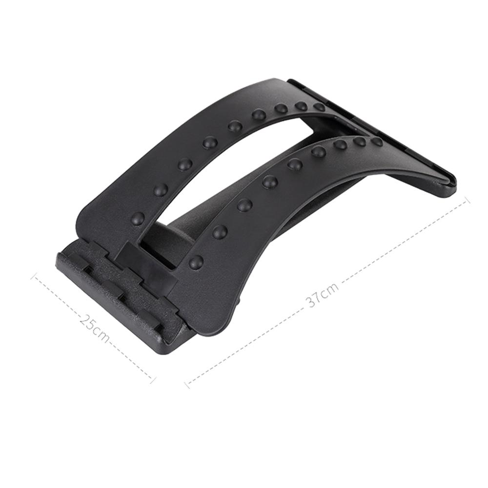 Back Stretcher Lumbar Support Chiropractic Massager Magic Fitness Equipment Body Relax Pain Relief
