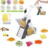 New Manual Vegetable Slicer Foldable Grater Slicer Kitchen Gadgets Safe Vegetable Slicers Easy To Cut Potato Chips French Fry Tool