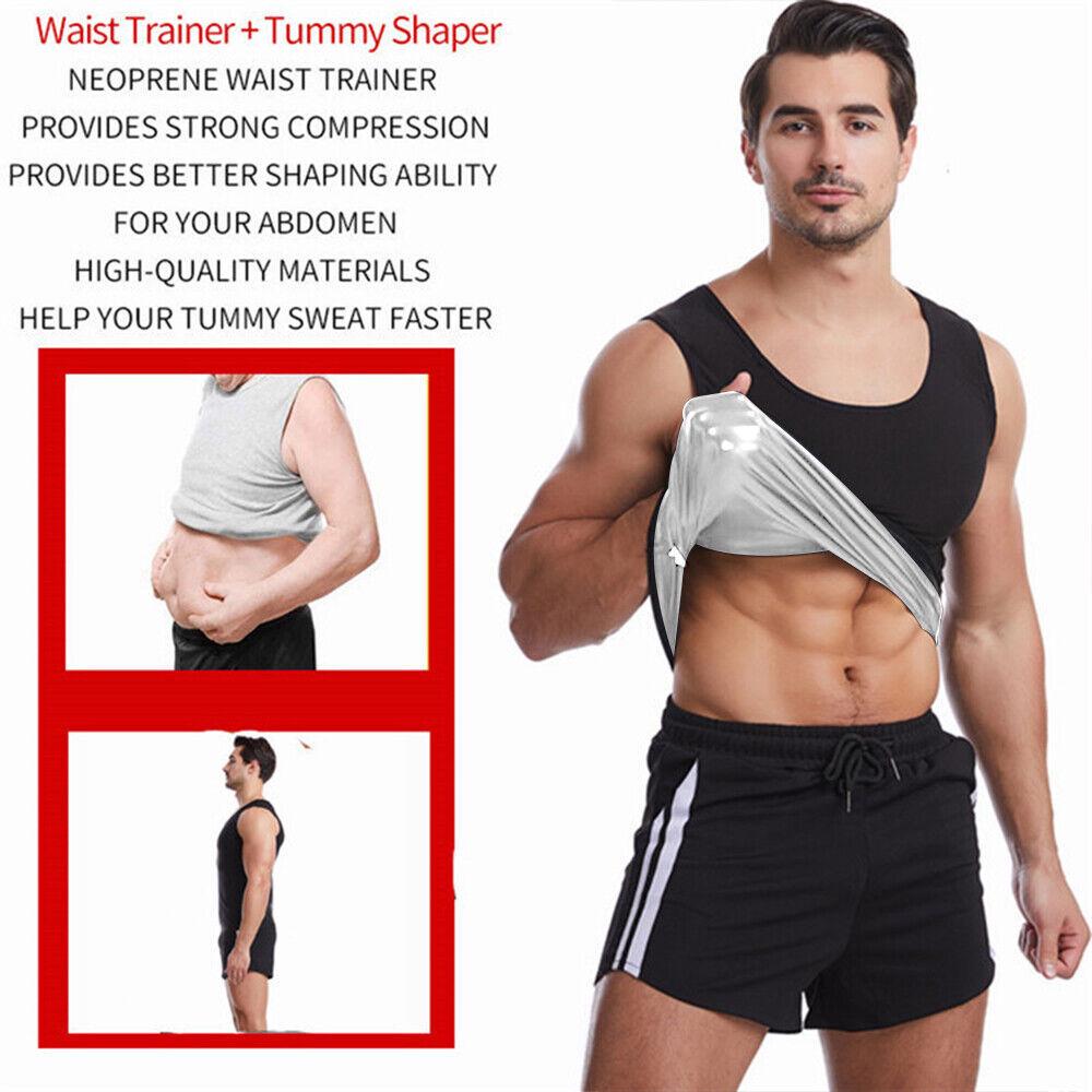 Мужской экстремальный термокорсет для тела: Фитнес-жилет для бега, спорта и йоги