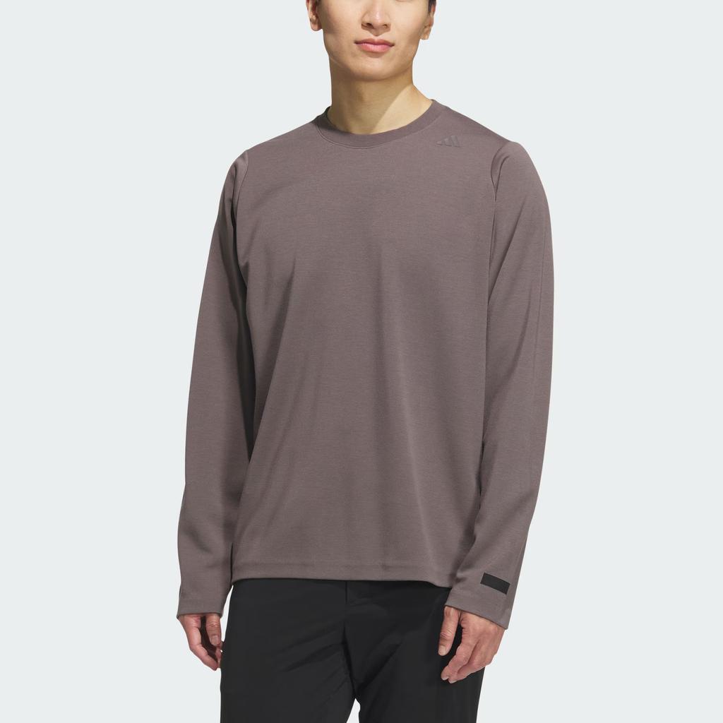 Adidas FW25 Wool Top Wuzong Series Sports Casual Crew Neck Pullover Long Sleeve T-Shirt Men Tops KB5106